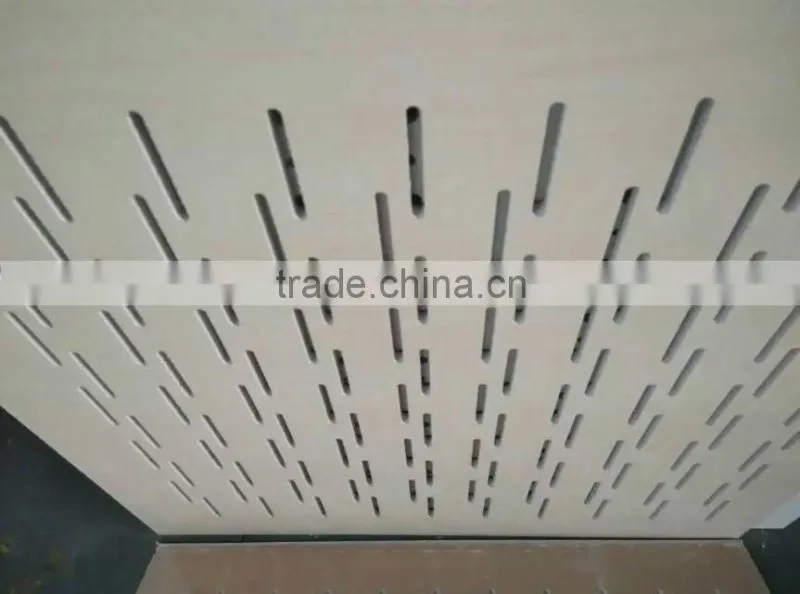 acoustic gypsum ceiling board with 2015 cross hole