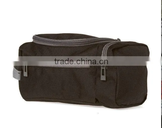 High Quality Durable 600D outer Tripper toilet Kit Bag /cosmetic pouch /Journey wash bag with multi-pocket