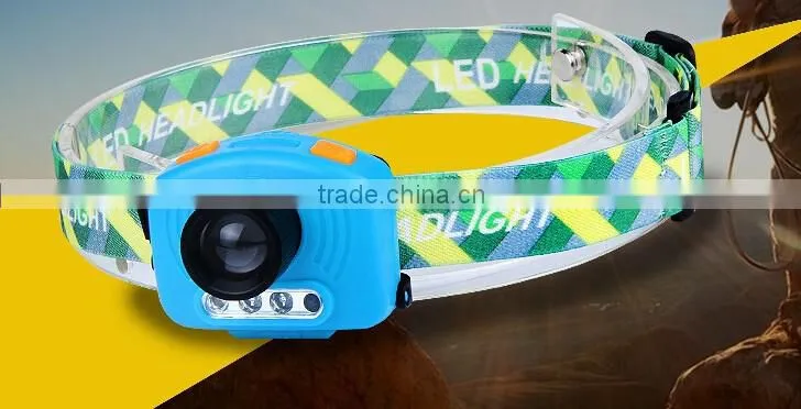 CREE XPG R5 180lm Gesture Sensing Switch LED Headlamp (3xAAA)