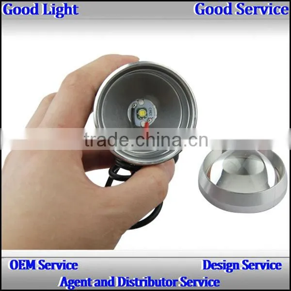 ovovs Top quality 12W silver C-ree led motorcycles lamp 12V with spot light