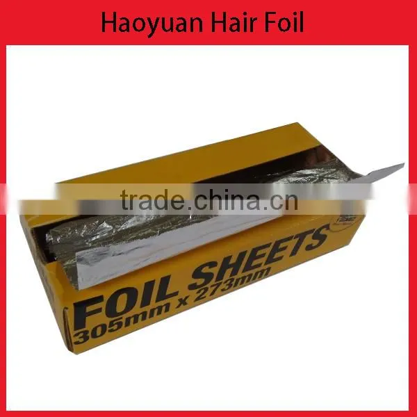 Household and kitchen useing pop-up sheets 10 micron aluminum foil