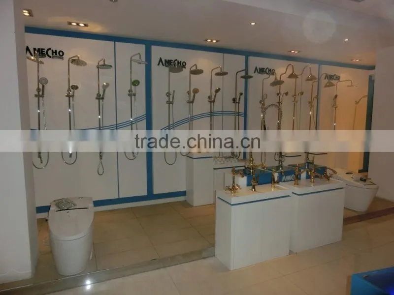 Chrome lavatory mixer