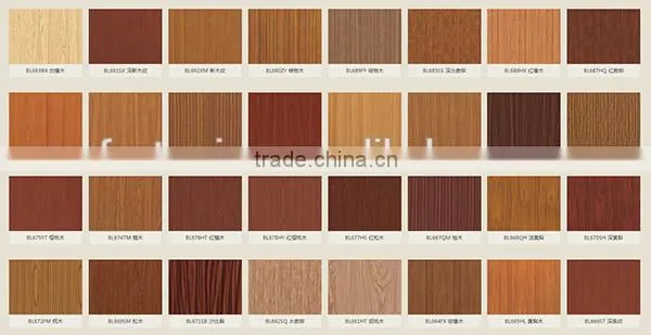 wooden grain colorful 3mm thick aluminum sheet 5083
