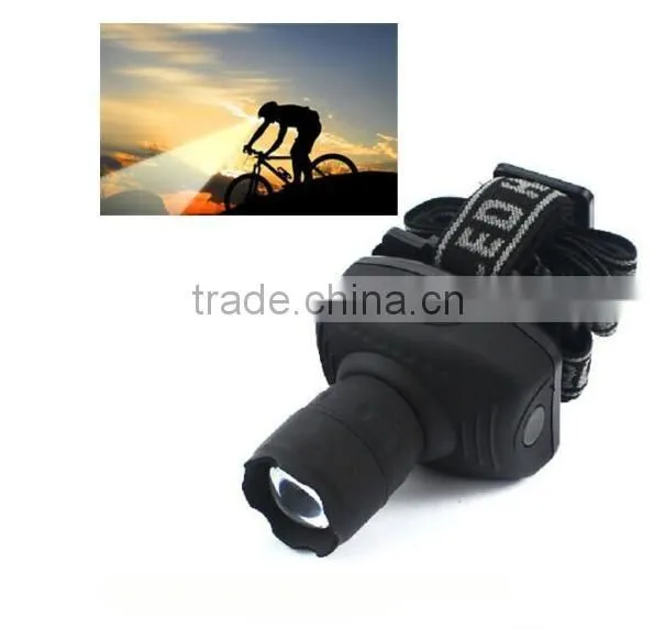 T27B AAA Battery Support Plastic zoomable led headlight