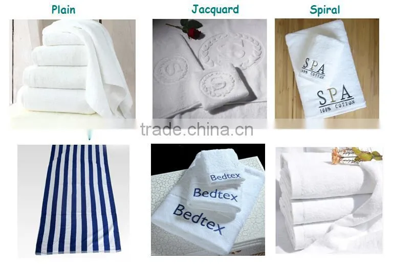 3 Star Hotel Used 32S Soft and Good Water Absorbent White Bath Towels