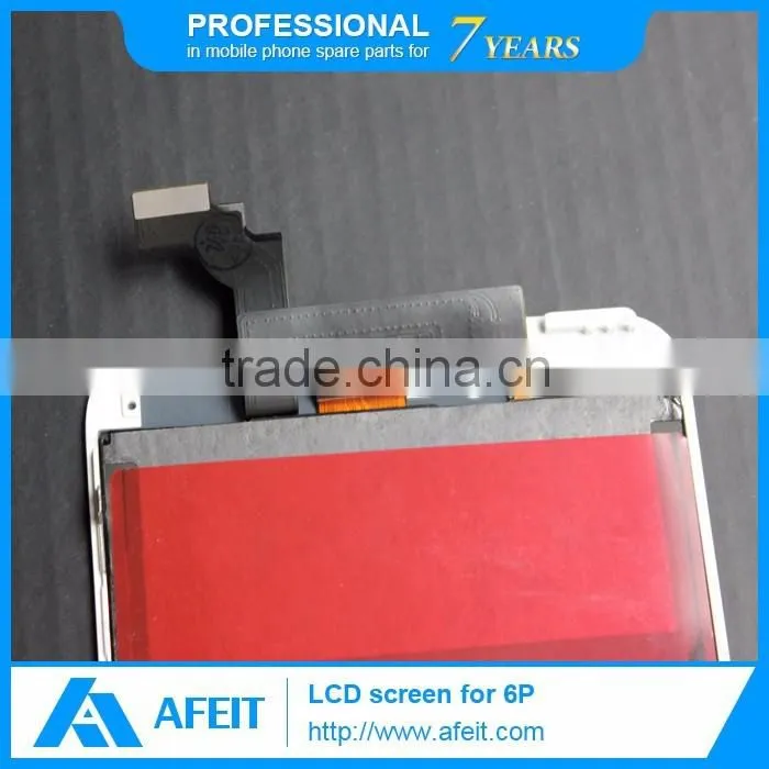 High quality guarantee for iphone 6plus white lcd touch screen display