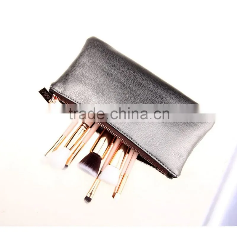 Cheap 8pcs new products wholesale chinese pink makeup brush set