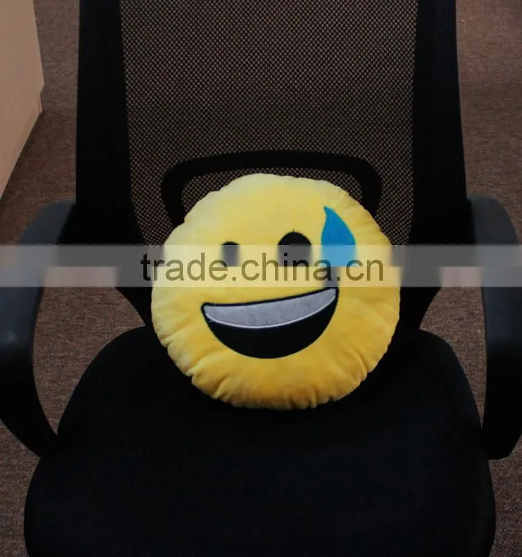 2015 Hot sale pp cotton whatsapp emoji pillow cute Smiley Emoticon Cushion plush toy emoji pillow