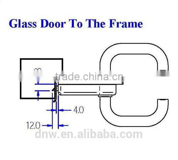 Frameless glass door lock/ Glass door lock/ glass door hardware