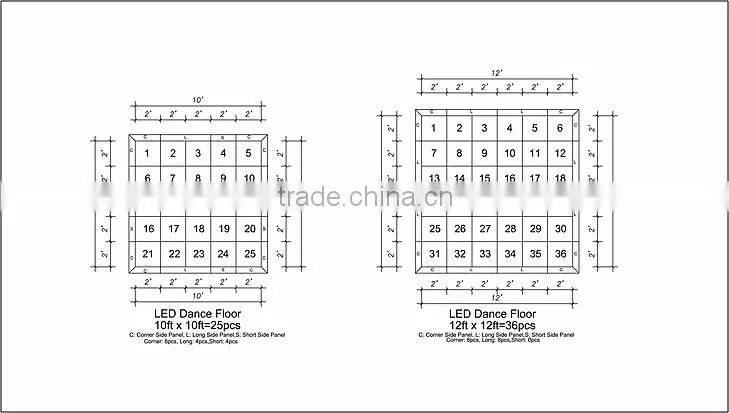 hot selling pvc dance floor