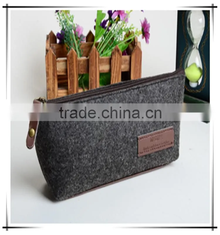 Handmade Felt Kids Bag,Felt Box With Zipper In Rectangle