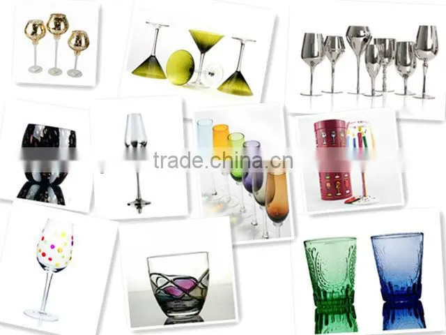 Hand blown champagne flute