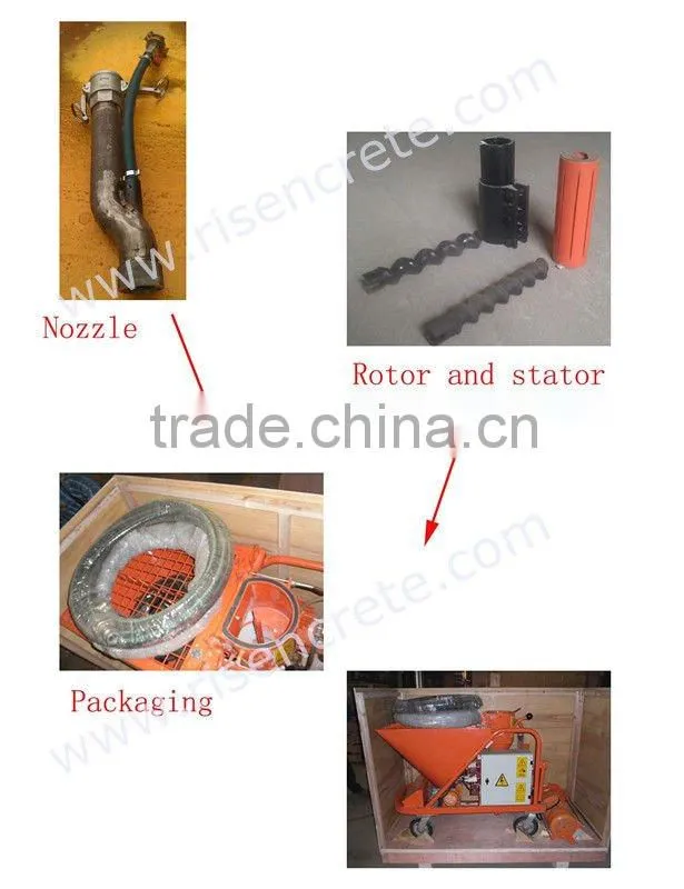 High Efficiency Cement Spary Plaster Machine