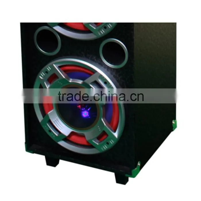 willico USA high Power trolley speaker with colourful laser lights USB/SD/FM/Remote/Bluetooth wws-3