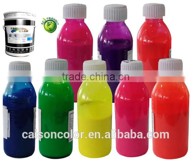 convenient operating fabric fluorescent pigment pastes for priting fabric