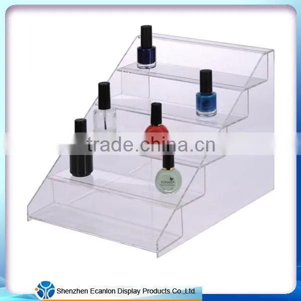 Lucite Acrylic Bottle Display Rack Cosmetic Bottle Organizer