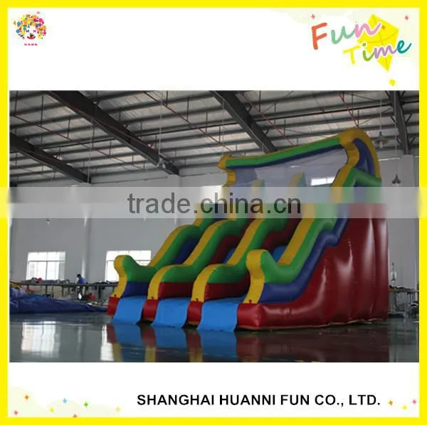 Water park equipments, big inflatable water slides for sale accept customized