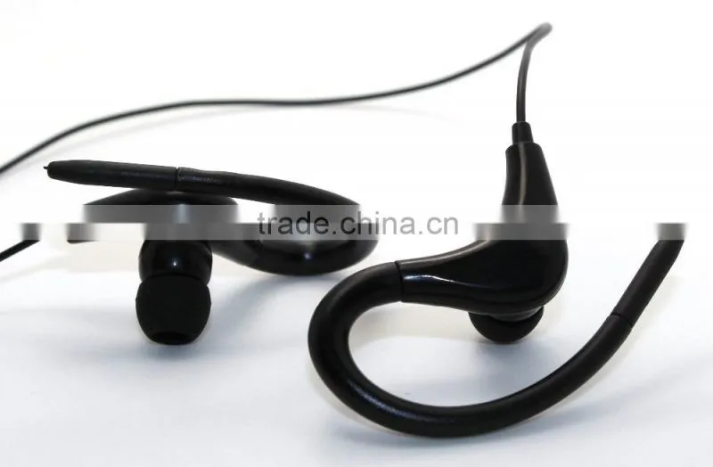 Earhook! black in ear earbuds popular earphone wired good sound