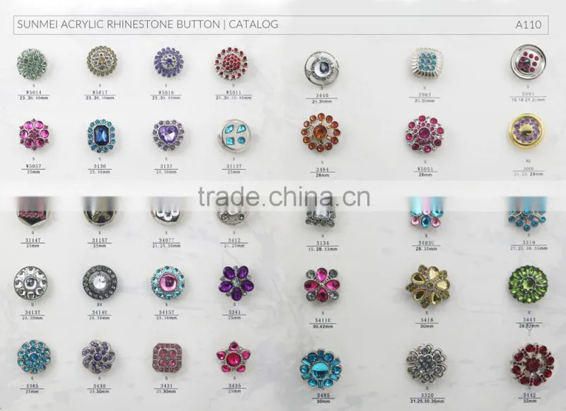 Fashion 28mm Sew on Garment Embellishment