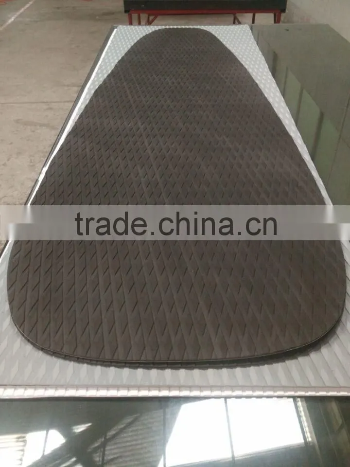 2015 single section silver color eva deck pad/diamond texture eva deck pad
