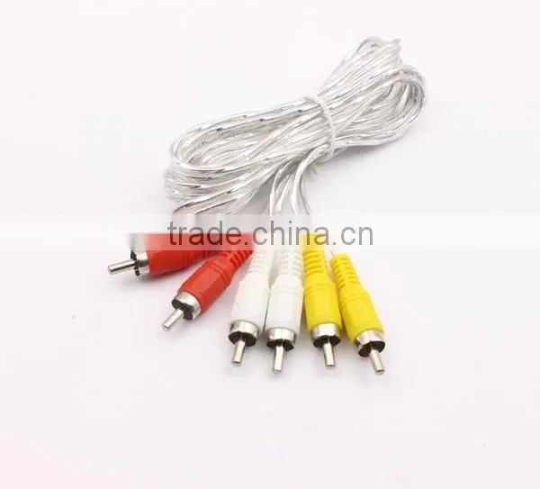 High speed 3RCA to 3RCA Stereo AV Audio Video extension Cable 3ft 6ft 10ft 15ft 20ft 30ft