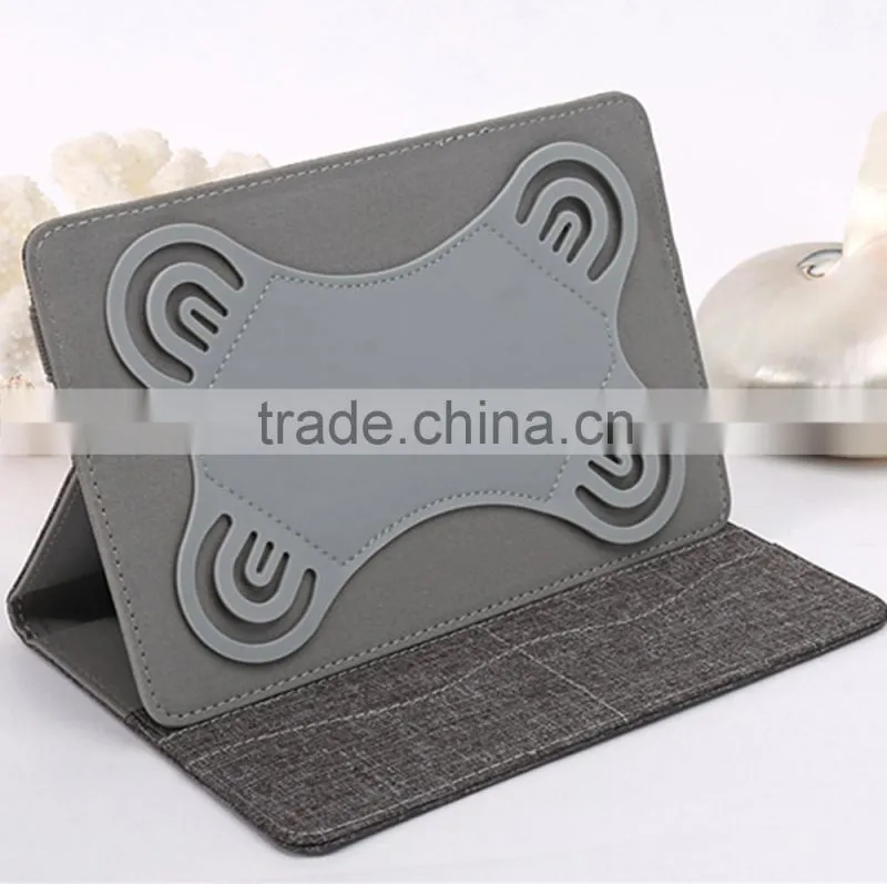 Custom ultra slim kniting design pu leather foam 7 inch tablet case