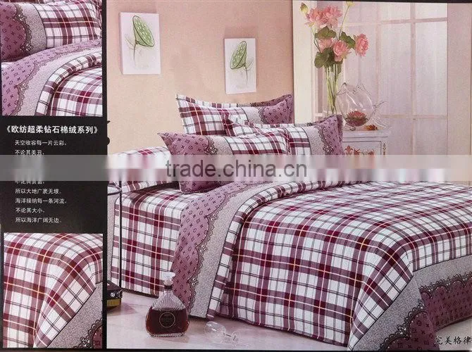 100% polyester fabric new design naturalbedsheet set/80gsm/manufacturer