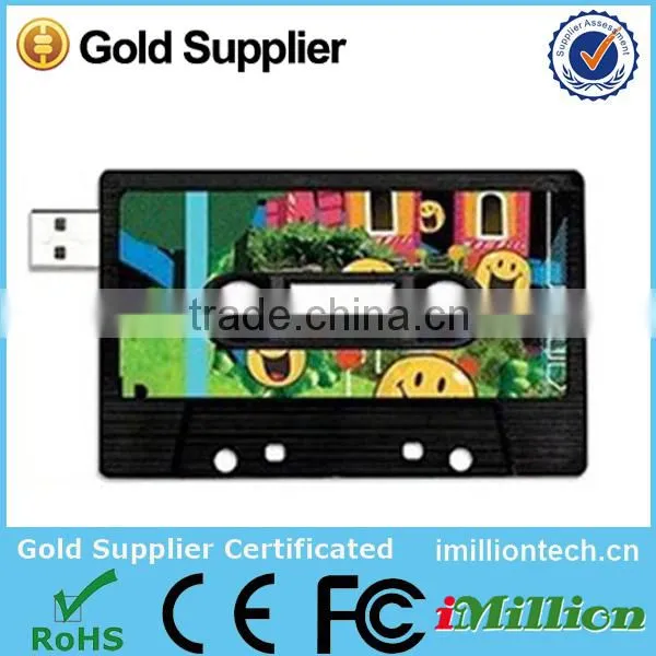 8GB Cassette Case USB Flash Drive / 8GB Tape USB Flash Drive /8GB Musicassette USB Flash Drive