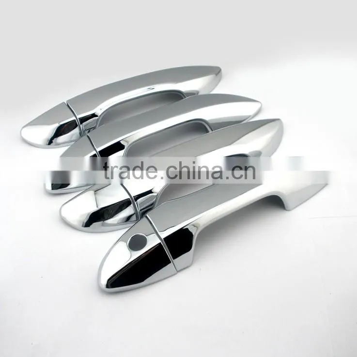 Plastic chrome car door handle cover for toyota corolla 2014 2015 accessories