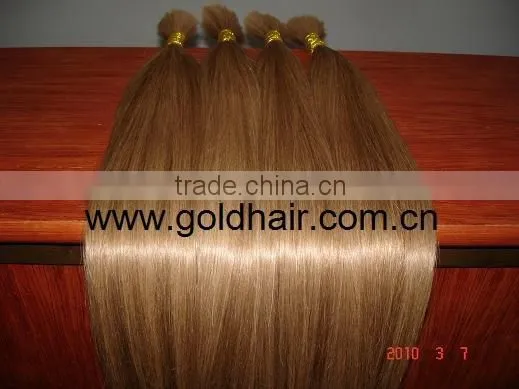Colored Human Hair Bulk-4# GradeAAA quality