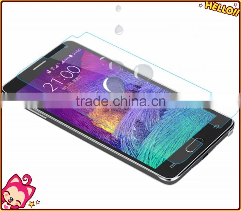 Hot selling tempered screen protectors for samsung galaxy note 4 tempered screen protector