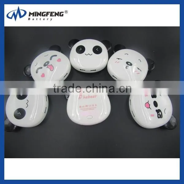 Cute Cartoon panda 5200mAh Power Bank For iphone samsung xiaomi panda