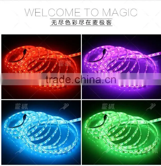 Wireless control LED light strip smart mobile control Lamp color changeable full color LED