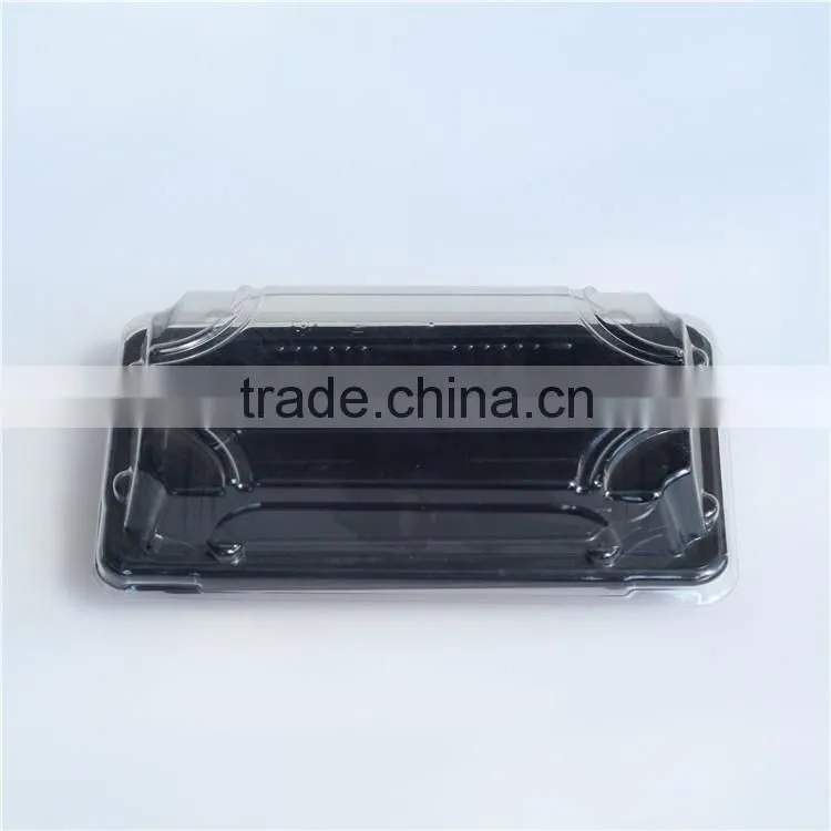 SM1-1101Black disposable sushi containers,Sushi plastic container,Sushi packaging