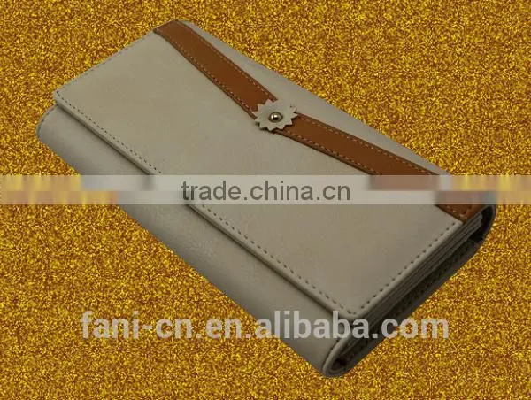 New design Guangzhou Fani leather wallets with card holders for women