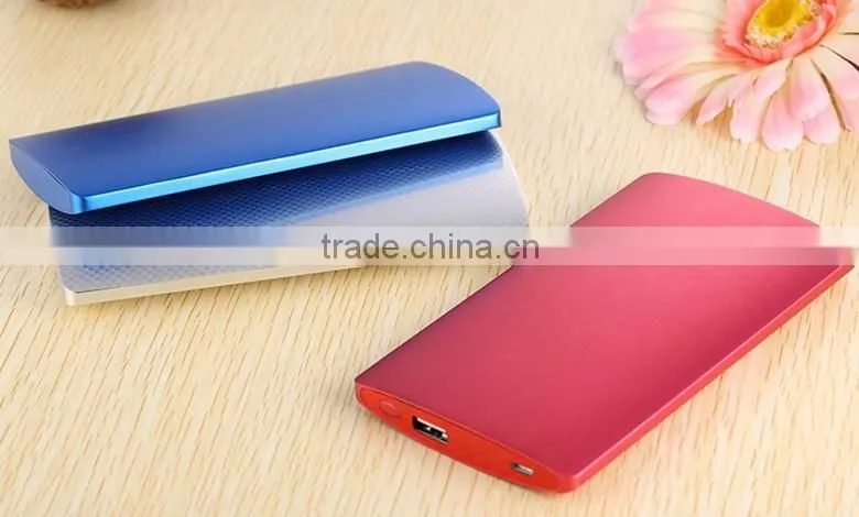 2016 Aluminum Comfortable Handle Excellent Design 6000mAh Power Bank Housing