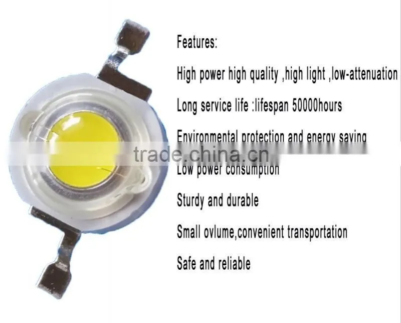 White led 1w high power 5000k
