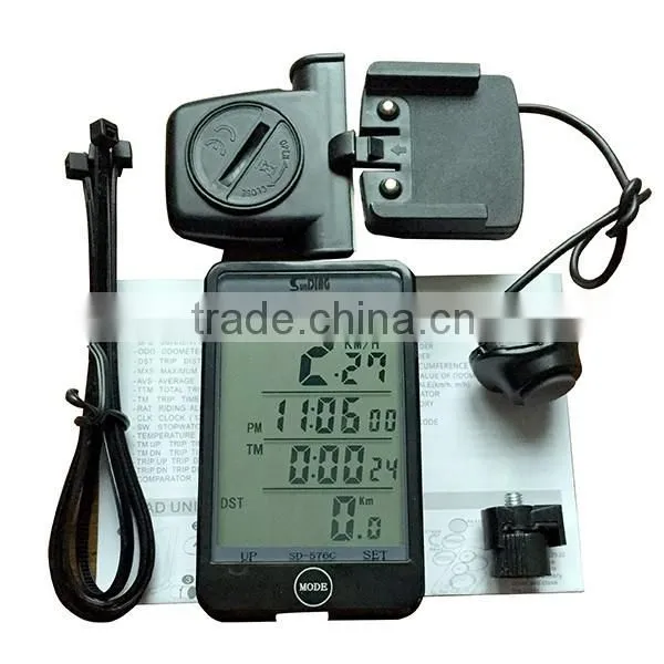 Auto backlight bicycle computer touch screen bike speedometer