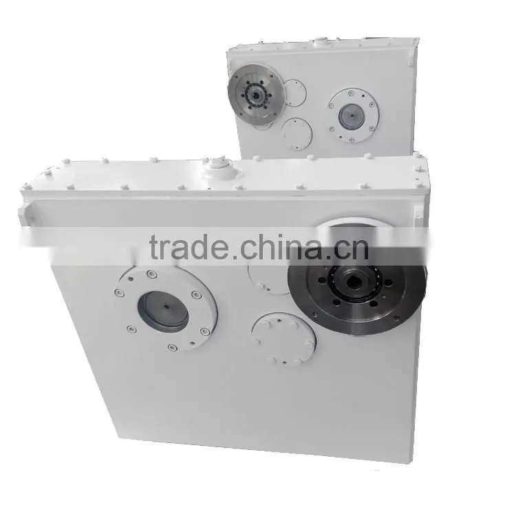 Large helical marine motor power gearbox