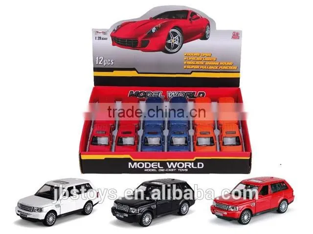 1: 28 pull back alloy car
