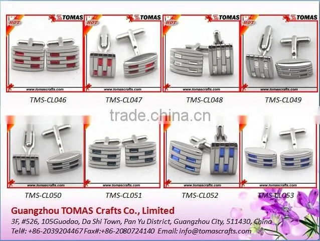Fashion Mens Cufflinks , Custom Cufflinks , Crystal Cufflinks