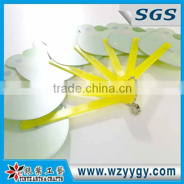 Hot sale promotional PVC PP hand fans