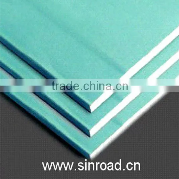 standard size gypsum Ceiling Moisture Resistant Plaster Board Drywall