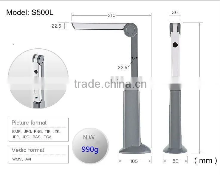 Document Scanner,Portable document scanner A4