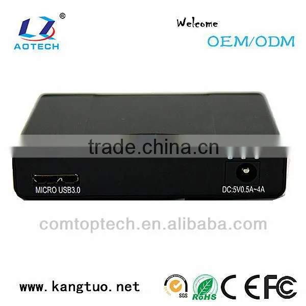 manufacturer 4 port usb hub 3.0 with Aluminum black