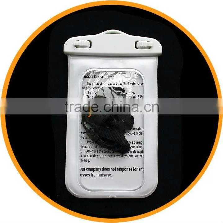 for iPhone 4 4S 5G Waterproof Case Sport Swimming Pouch from Dailyetech CE ROHS IPX8 Certificate