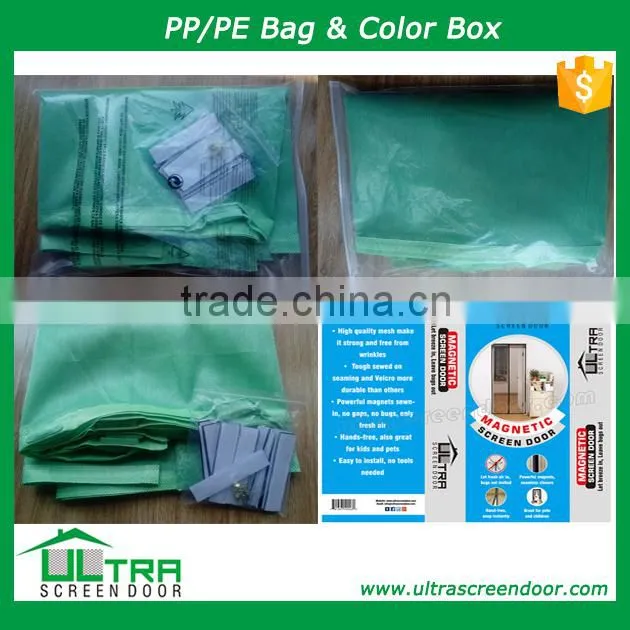 Snap Door Screen Curtain For Garage, Kitchen, Bedroom, Living Room