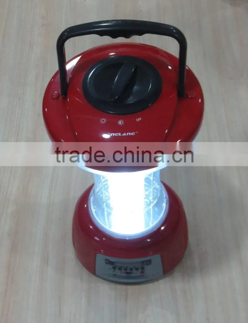 Rechargeable LED camping light with Radio MP3 Player MODEL 869U