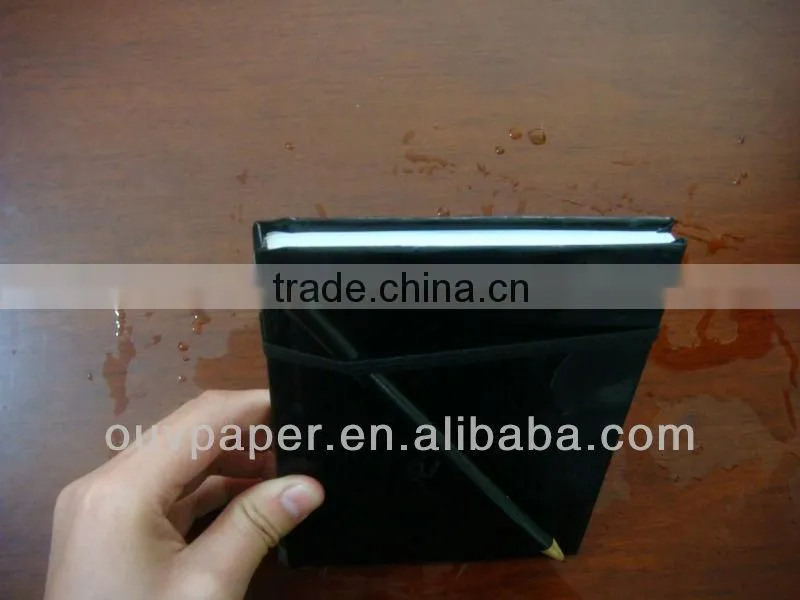 100% Waterproof Notebook with PVC material cover,Works underwater,Removable perforated pages,120g waterproof white paper