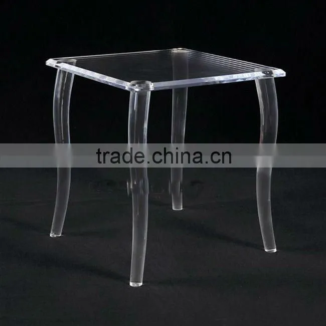 Acrylic coffee table stand for office or home